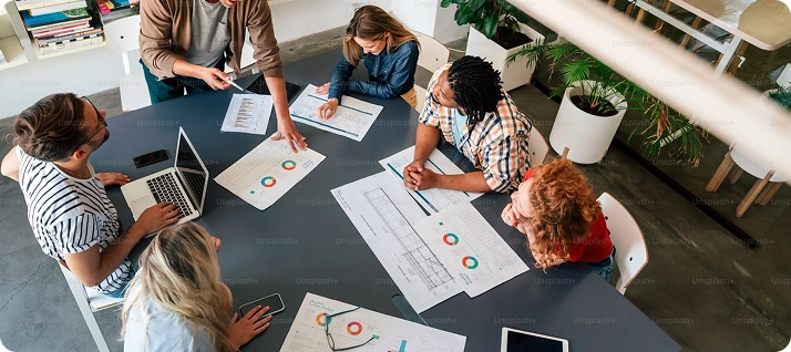 Team working together